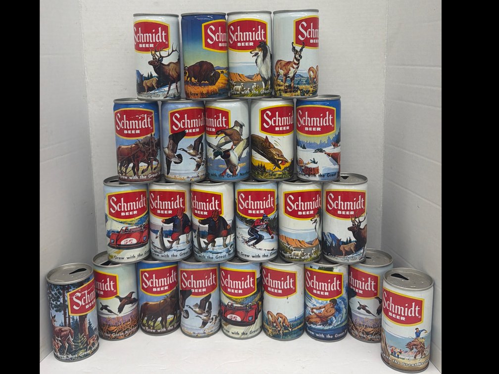 Schmidt Beer Cans
