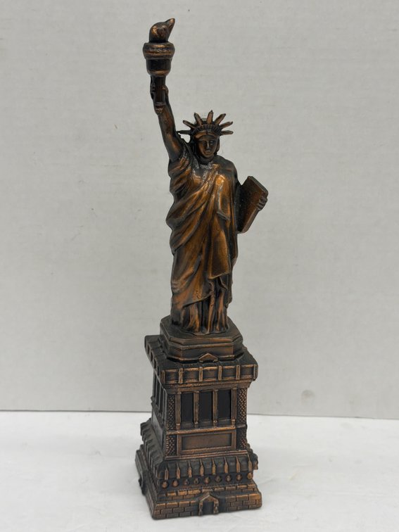 11.5” Metal Statue of Liberty