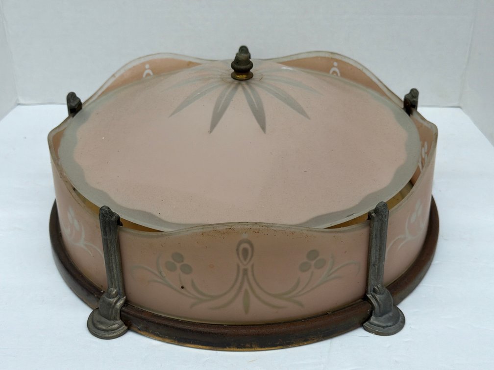 Frosted Glass Light Fixture