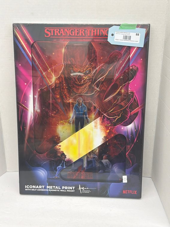 Stranger Things Iconart Metal Print