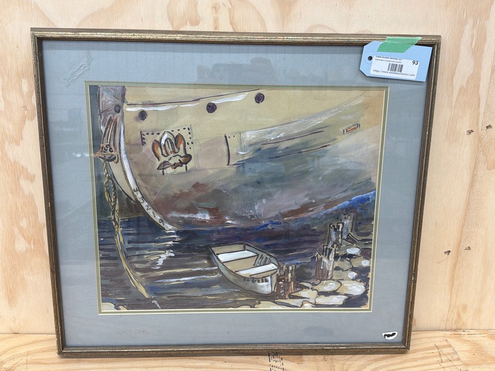Unsigned Original Watercolor