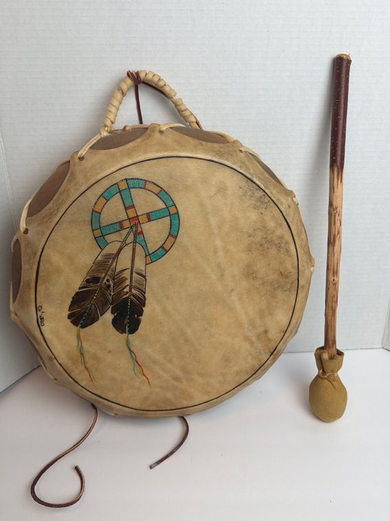Native American Style Hand Drum