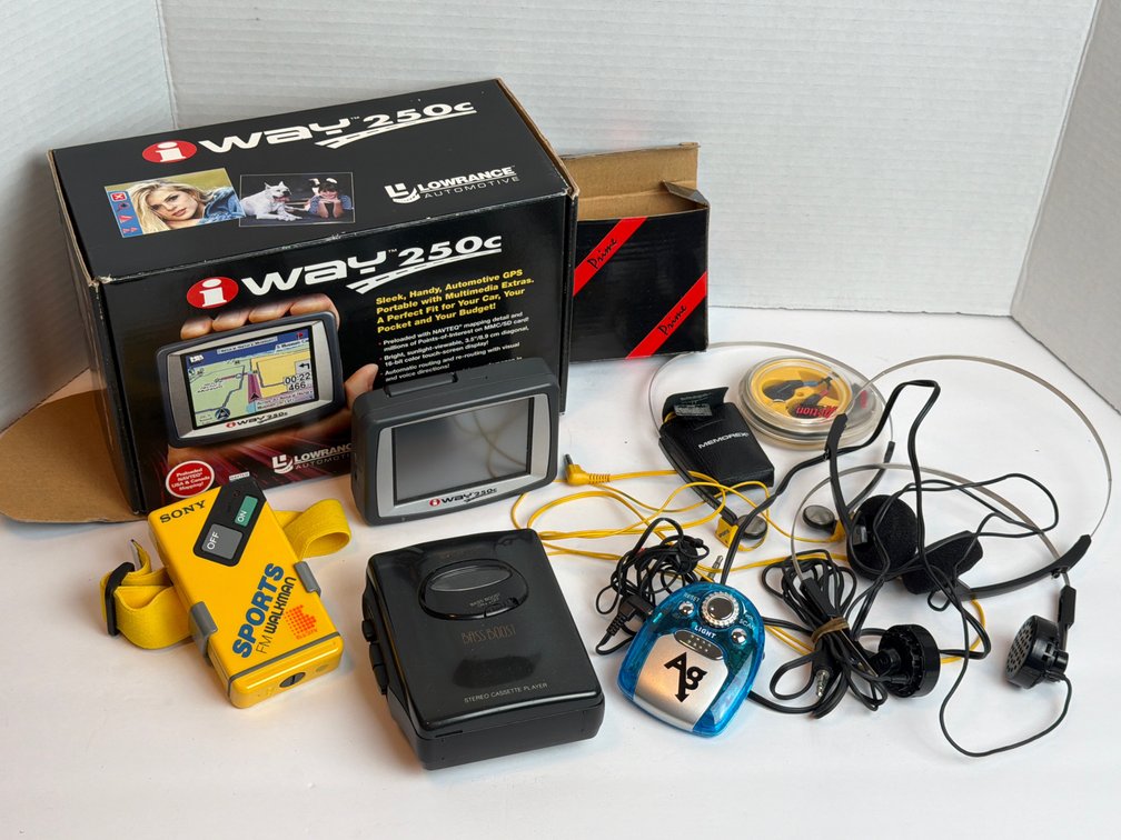 Sony Sports Walkman & Assorted Small Electronics