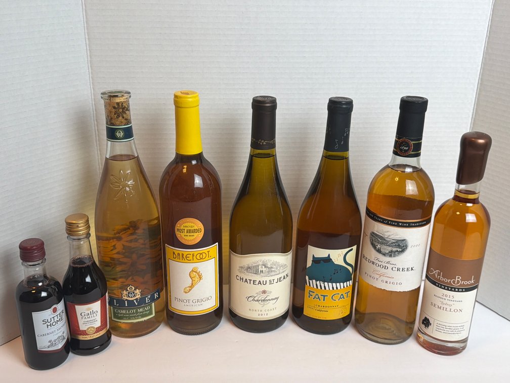 Assorted Bottles of Wine & Related