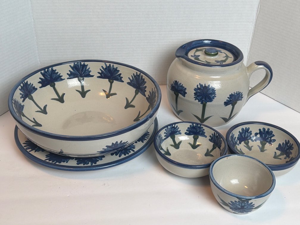 Louisville Stoneware Co Cornflower Pattern