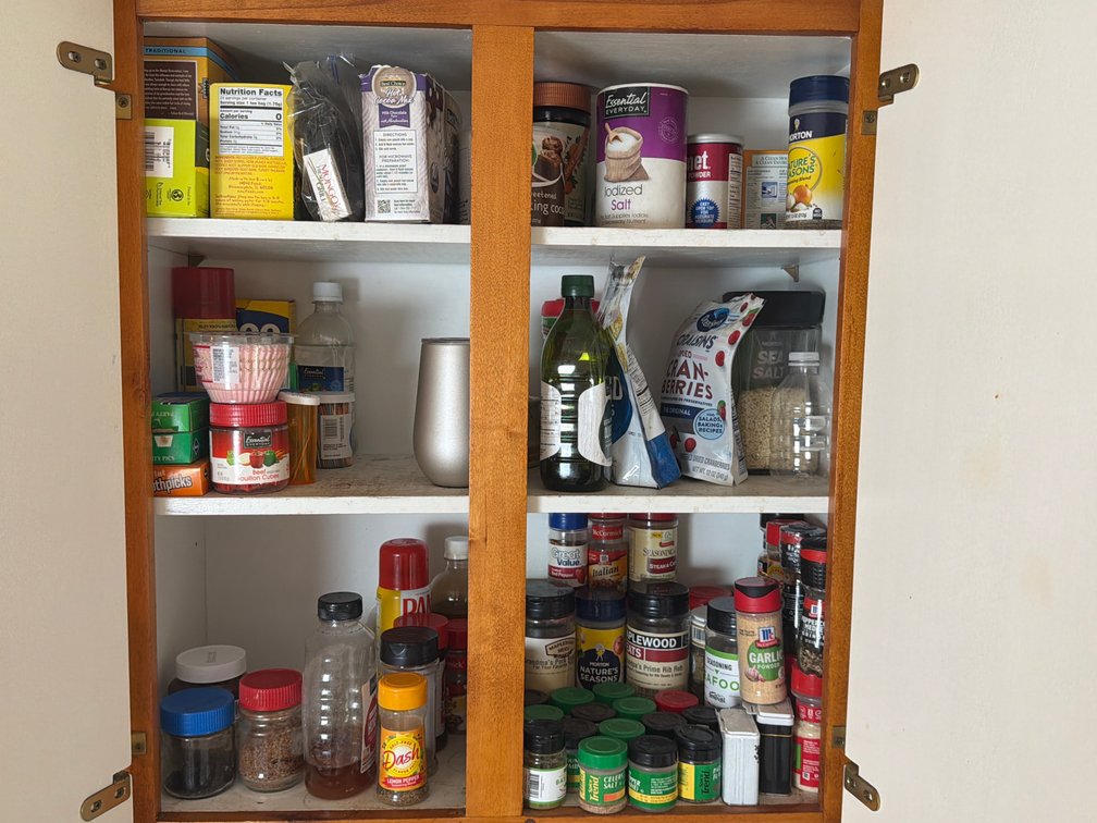 Spice Cabinet Contents