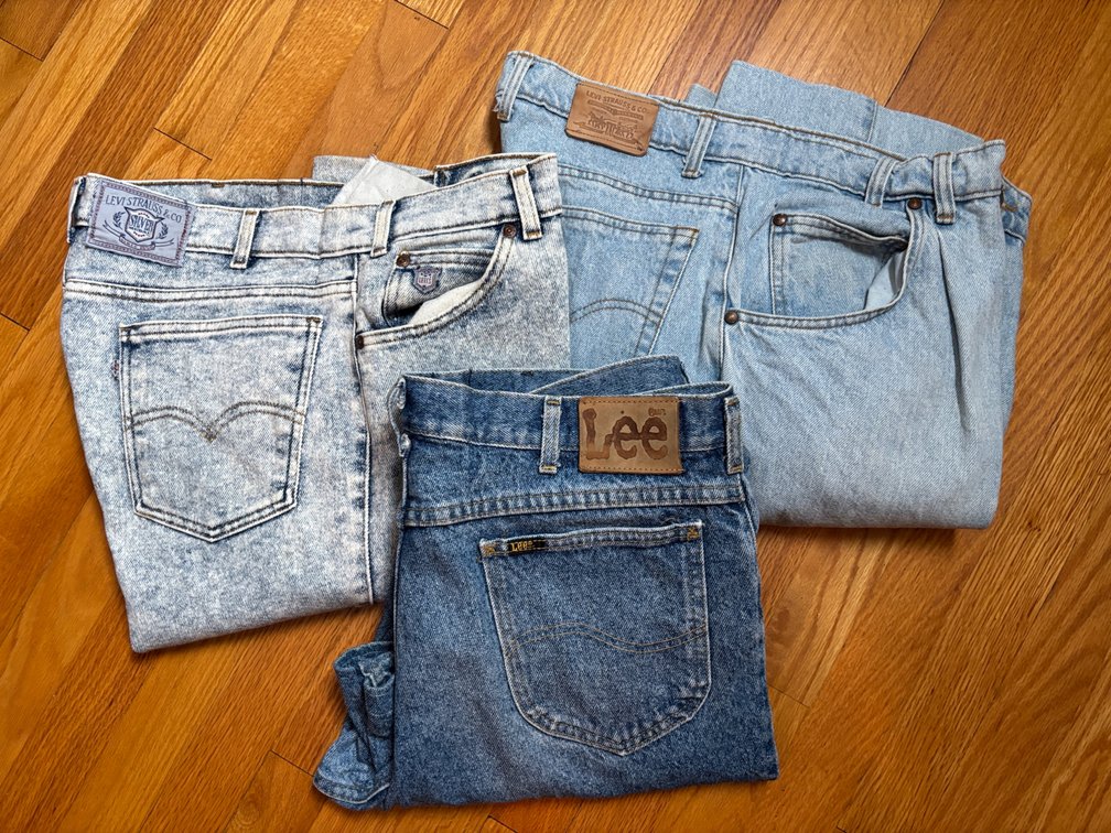 Vintage Lee and Levis Jeans