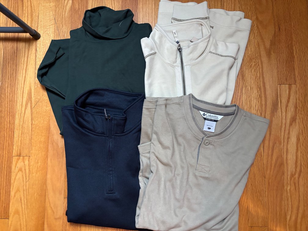 Mens Tommy Bahama, LL Bean, Columbia, Van Heusen Shirts