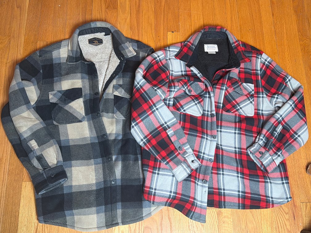 Mens XL Flannel Jackets