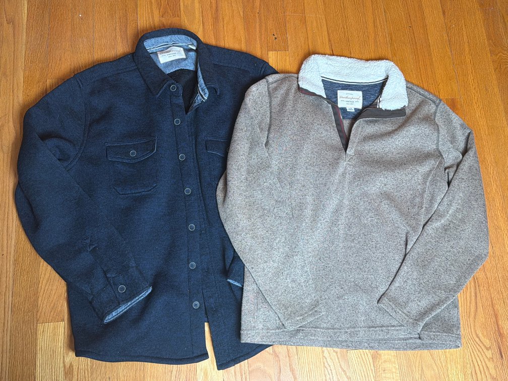 Mens L/XL Weatherproof Vintage Sweater & Jacket