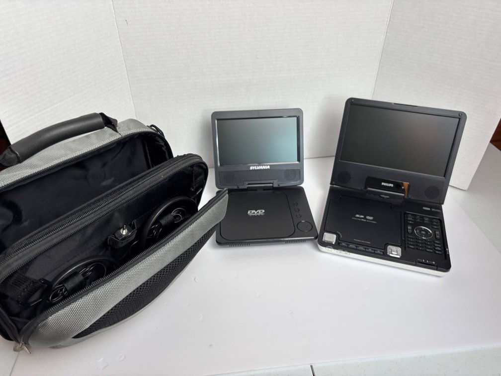 Phillips and Sylvania Portable DVD Players