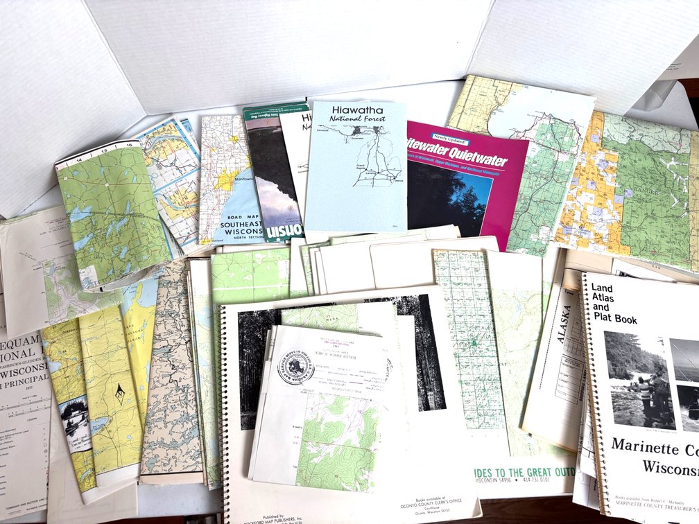 Topographical Maps. Mostly Wisconsin