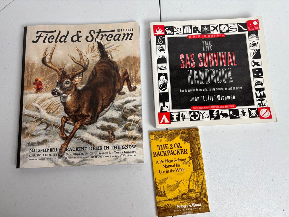 Field and Stream and Outdoor Survival Manuals