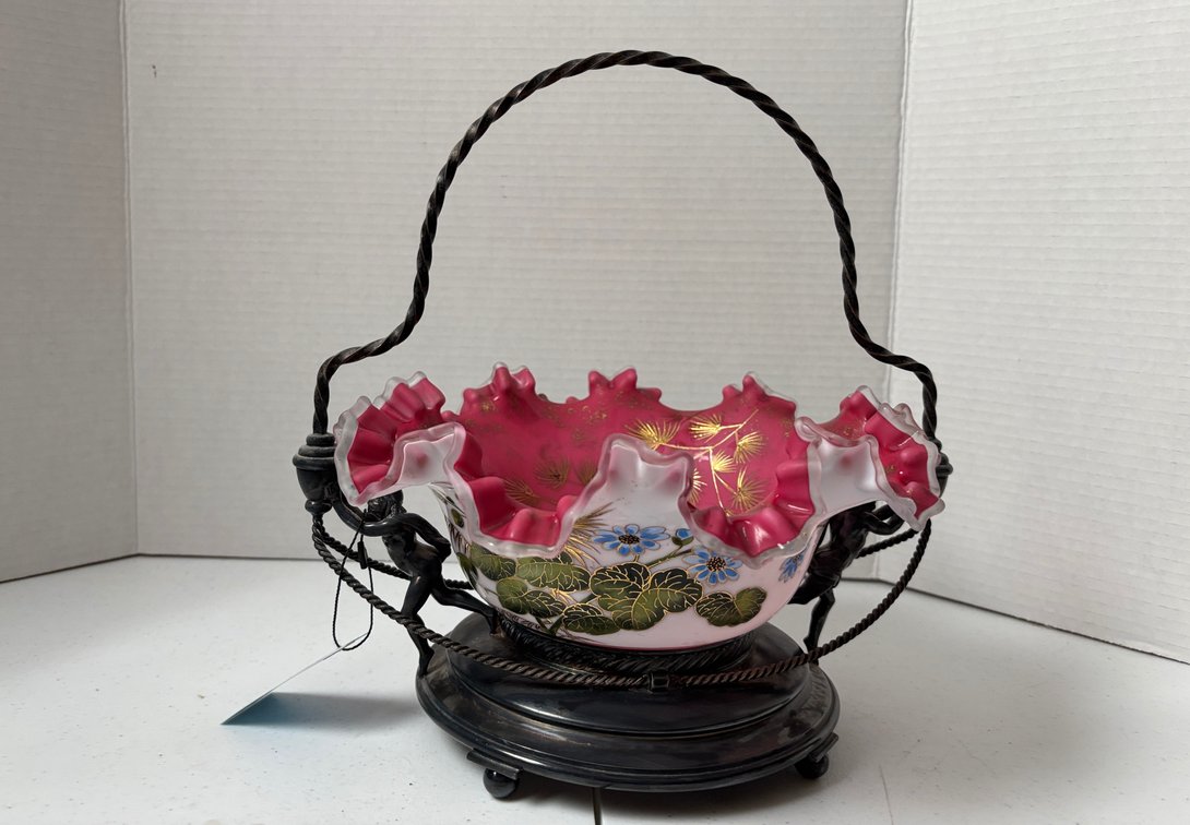 Hartford Silver Plate Co Antique Brides Baskets