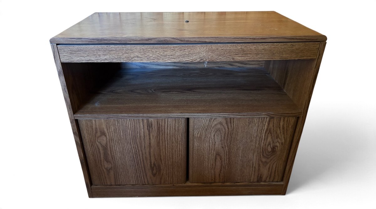 Wood Television Stand with Rotating Top