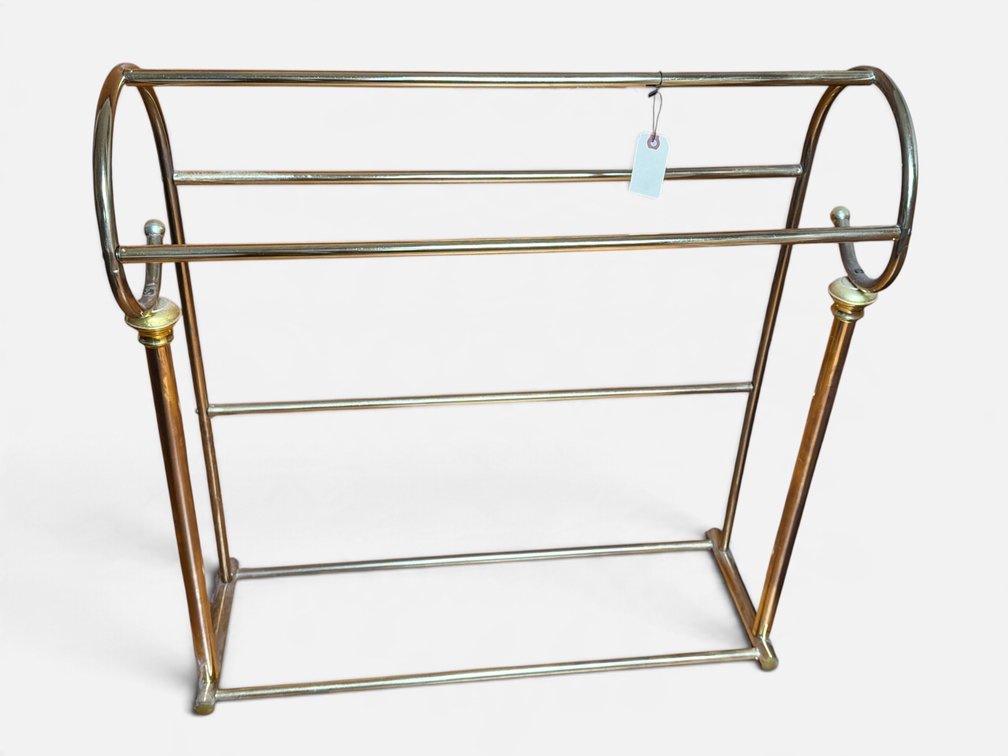 Gold Tone Metal Blanket Rack