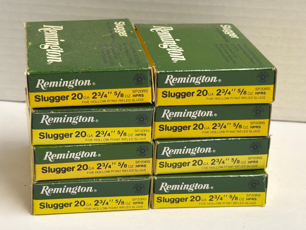Remington Slugger 20 Gauge Shot Shells