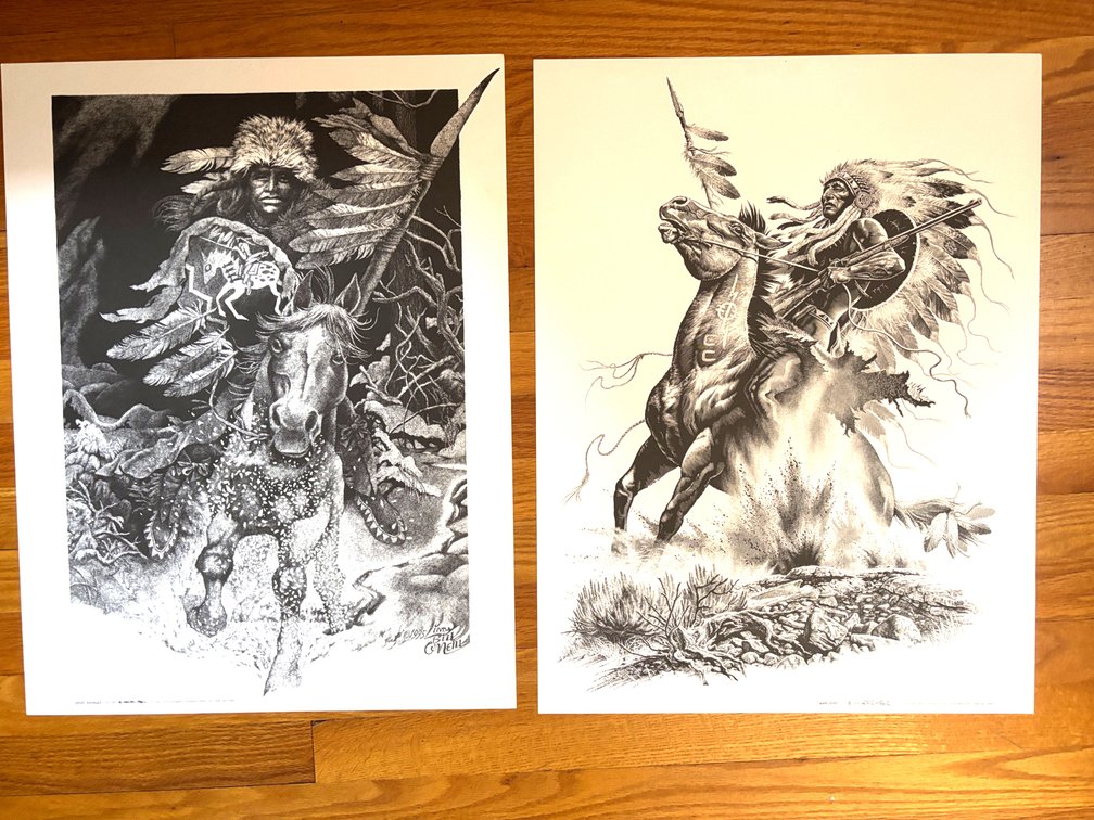 2 Large Prints by Linda and Bill ONeill