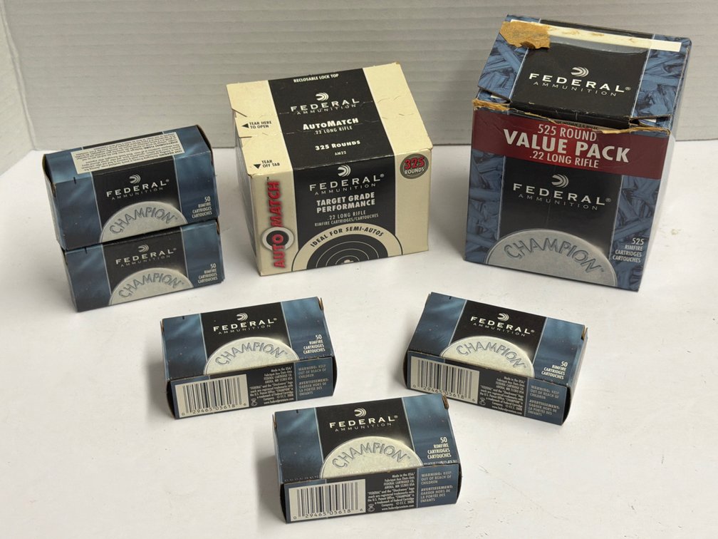 Federal .22 Long Rifle Rimfire Cartridges