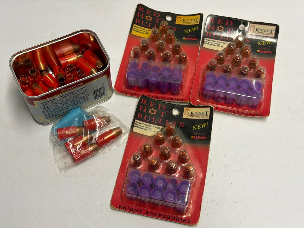 .54 Cal Knight Red Hot Bullets