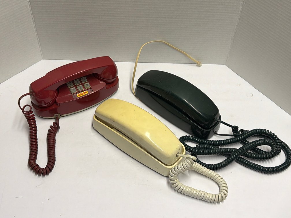 Vintage Pushbutton & Wall Phones