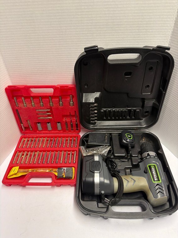 Power Drill & Assorted Bits