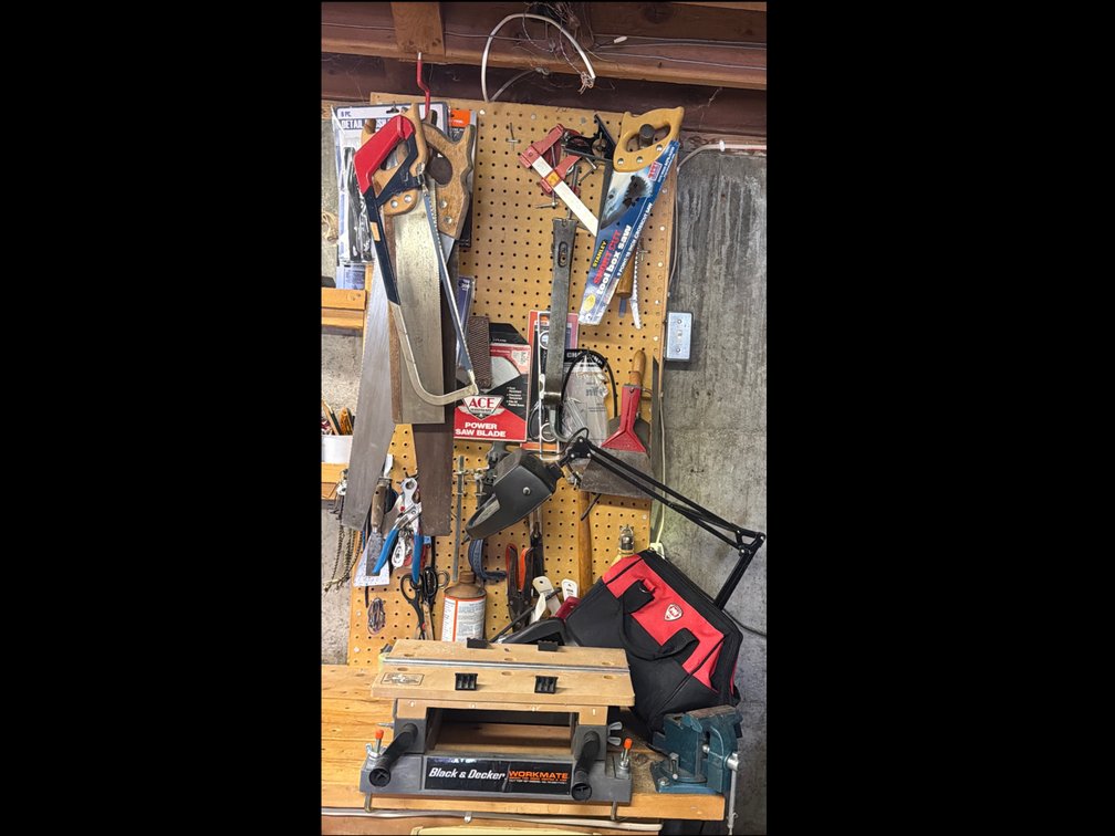 Assorted Tools & Contents on Right Side of Workbench