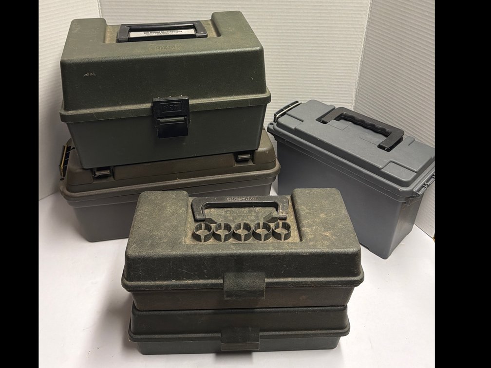 Plastic Ammo Boxes