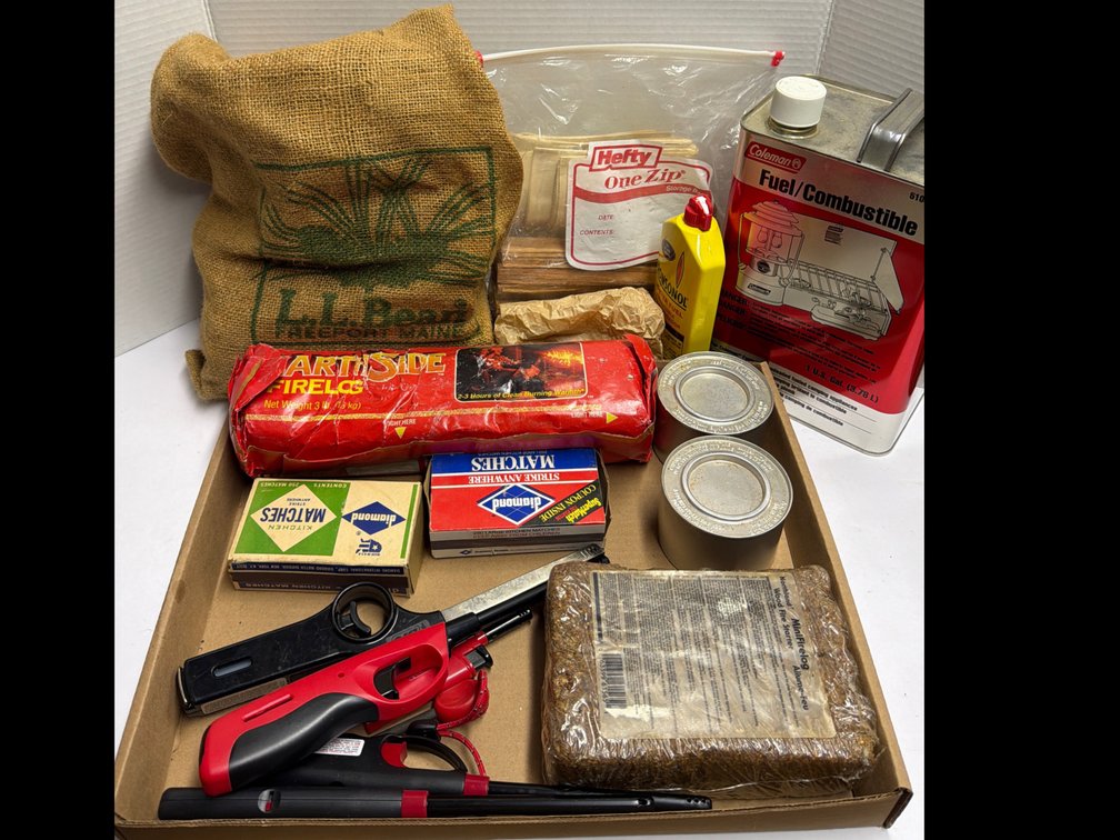 Kindling, Fire Starters, Lighters, & Related