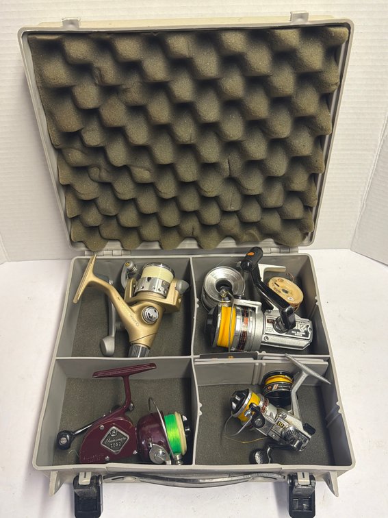 Fishing Reels & Reel Box