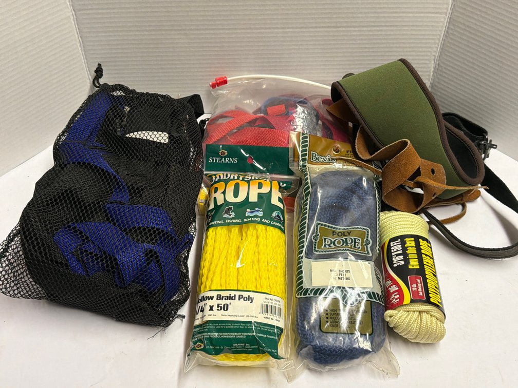 Assorted Straps & Rope