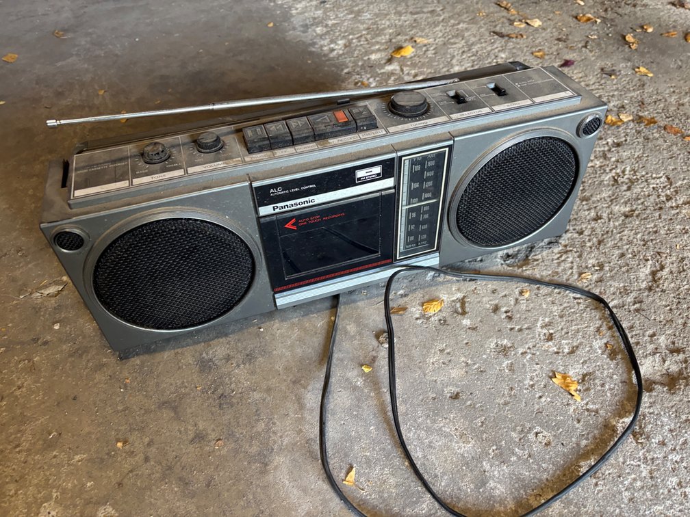 Panasonic Tape Player Radio Boombox