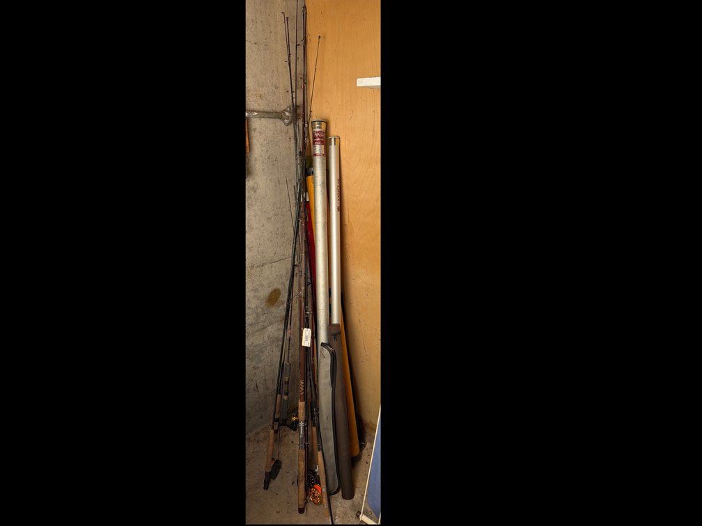 Fishing Poles, Reels, & Related in Corner