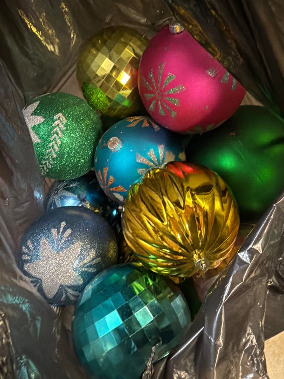 Large Decorative Holiday Bulbs