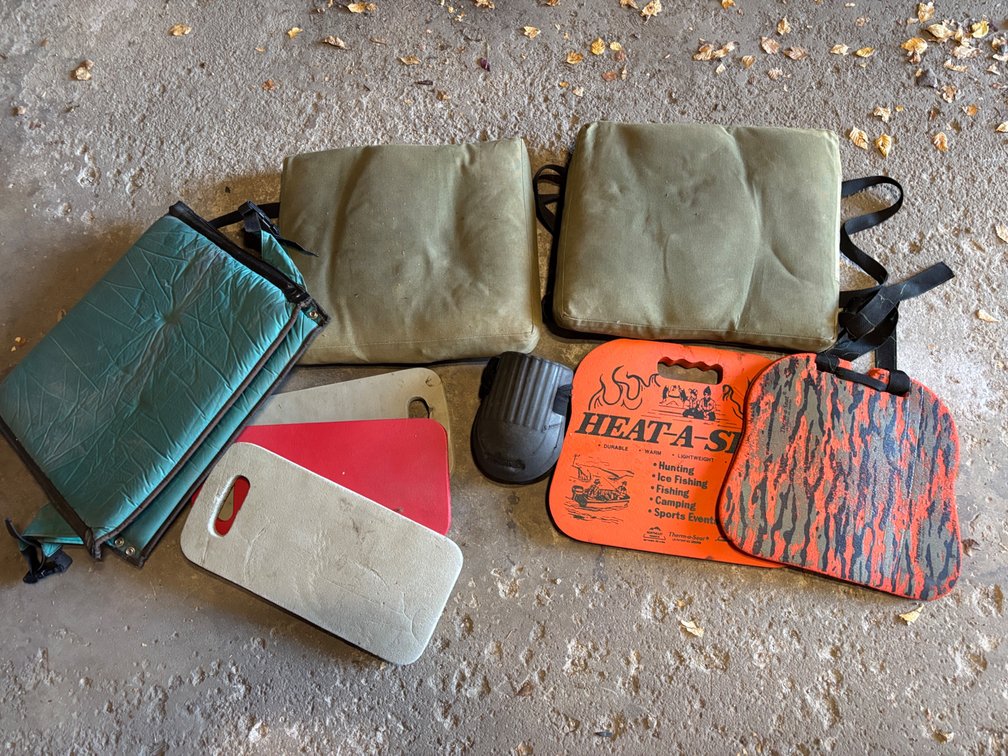 Padded Seats and kneeling Pads