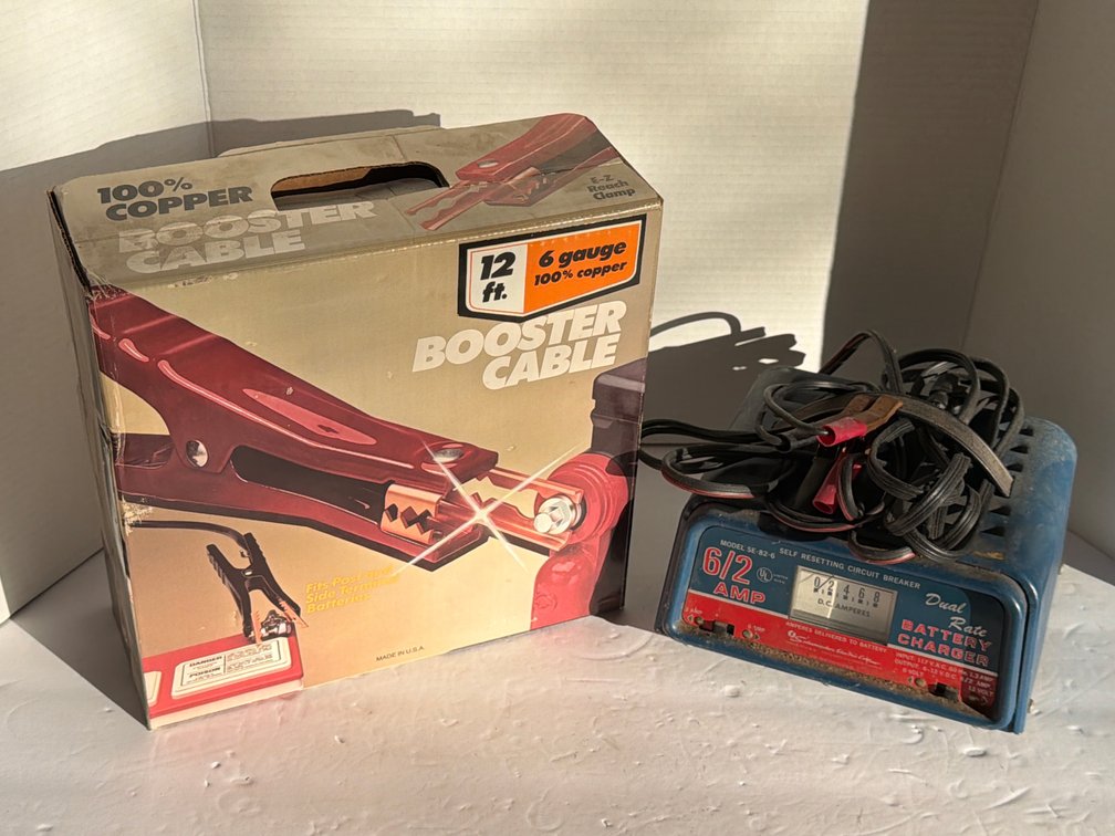Booster Cables & Battery Charger