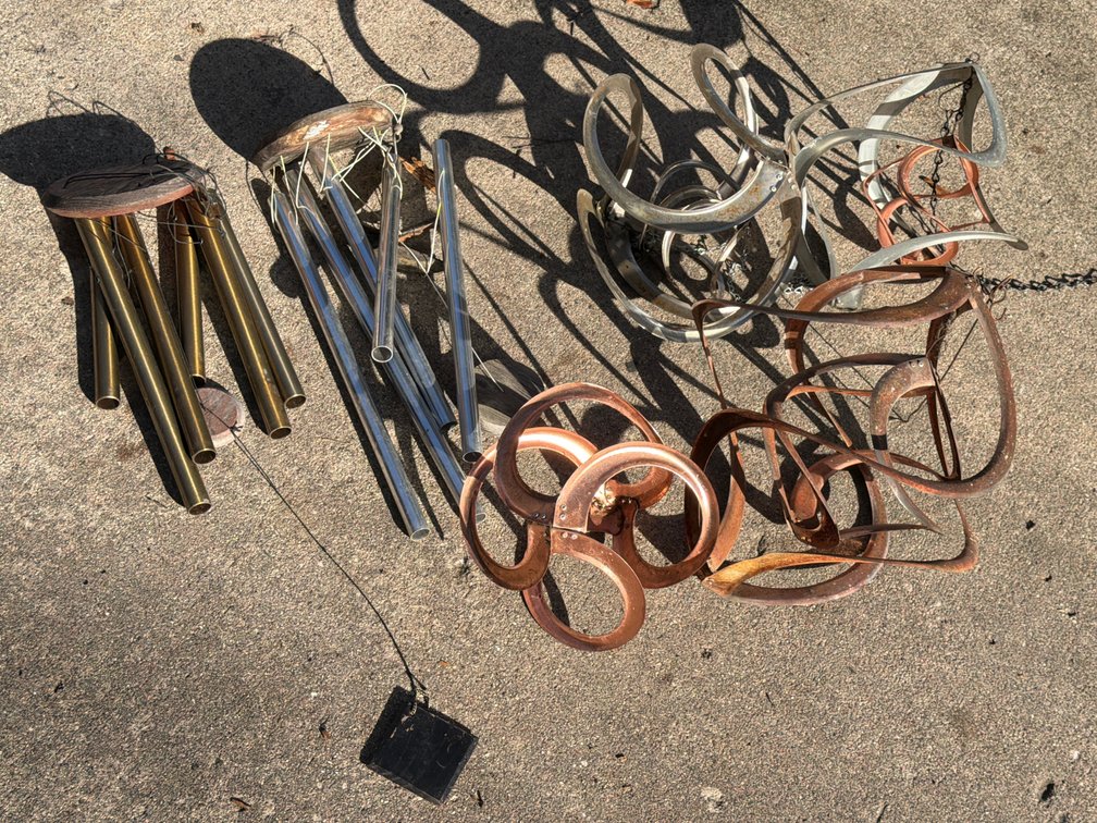 Wind Chimes & Metal Spinners