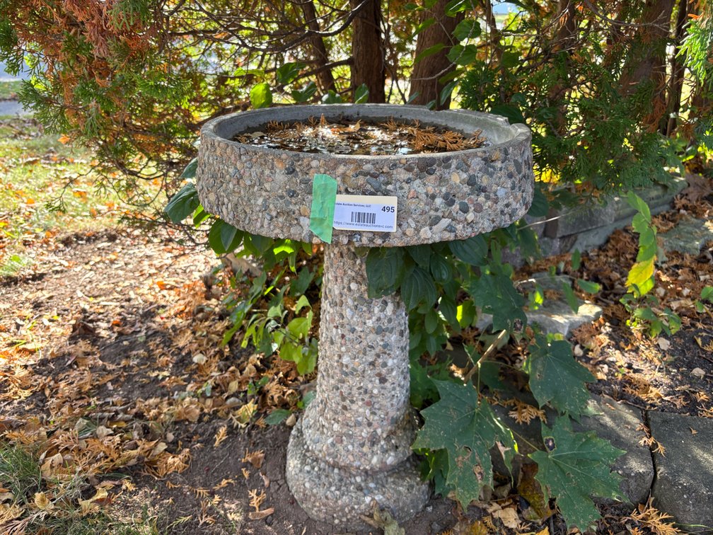 Concrete Bird Bath