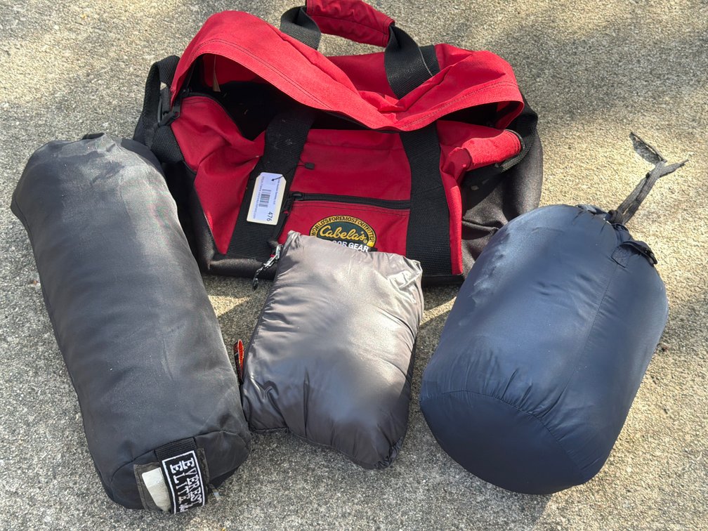 Sleeping Bags & Down Filled Vest