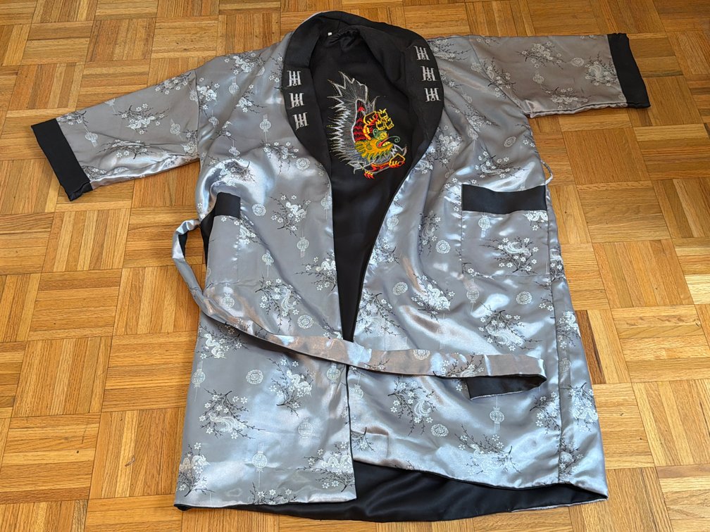 Satin Kimono Robe