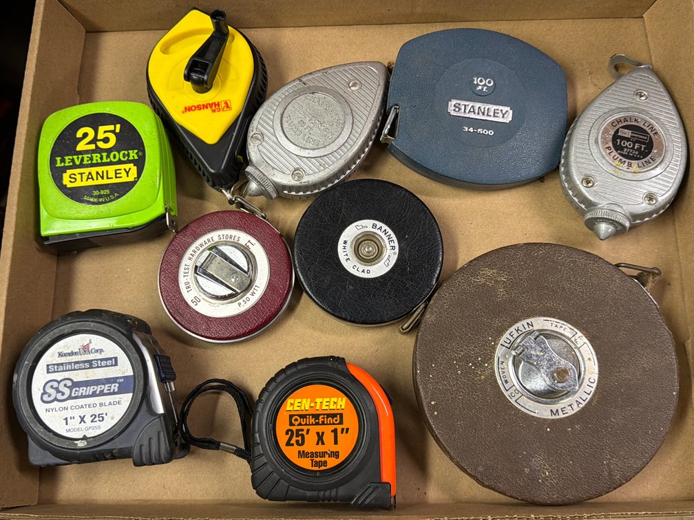 Tape Measures & Plumb Line