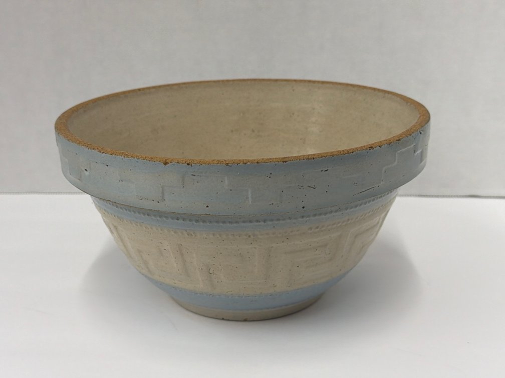 Stoneware Advertising Mixing Bowl
