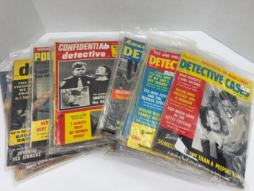 Vintage Detective Magazines