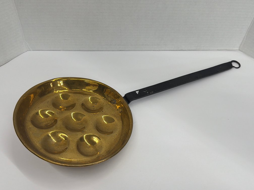 Brass Escargot Pan / Egg Poacher