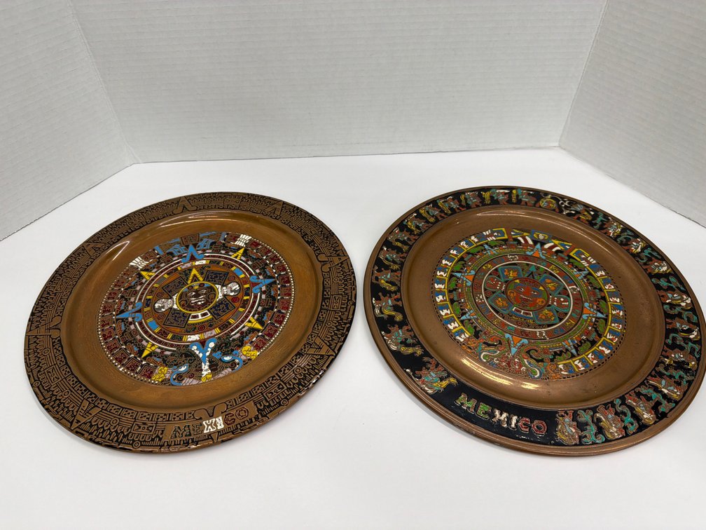 Enameled Copper Decorative Plates