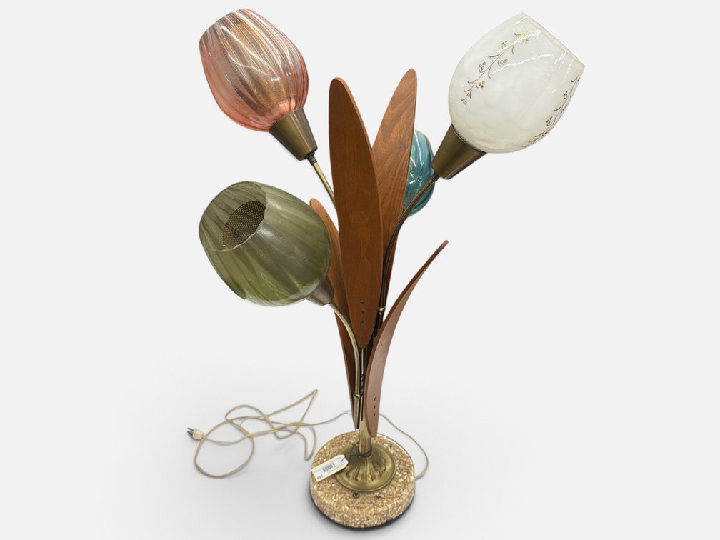 Mid Century Tulip Lamp