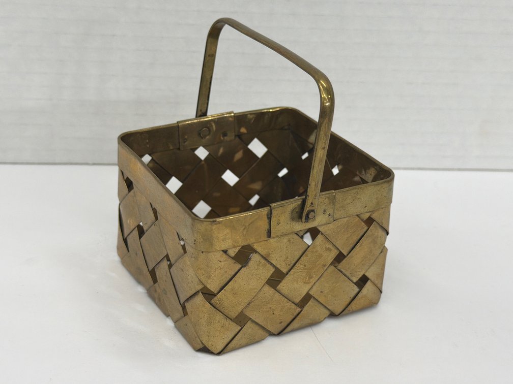 Decorative Brass Basket