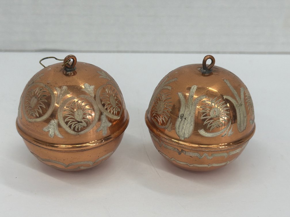 Etched Copper Ornaments