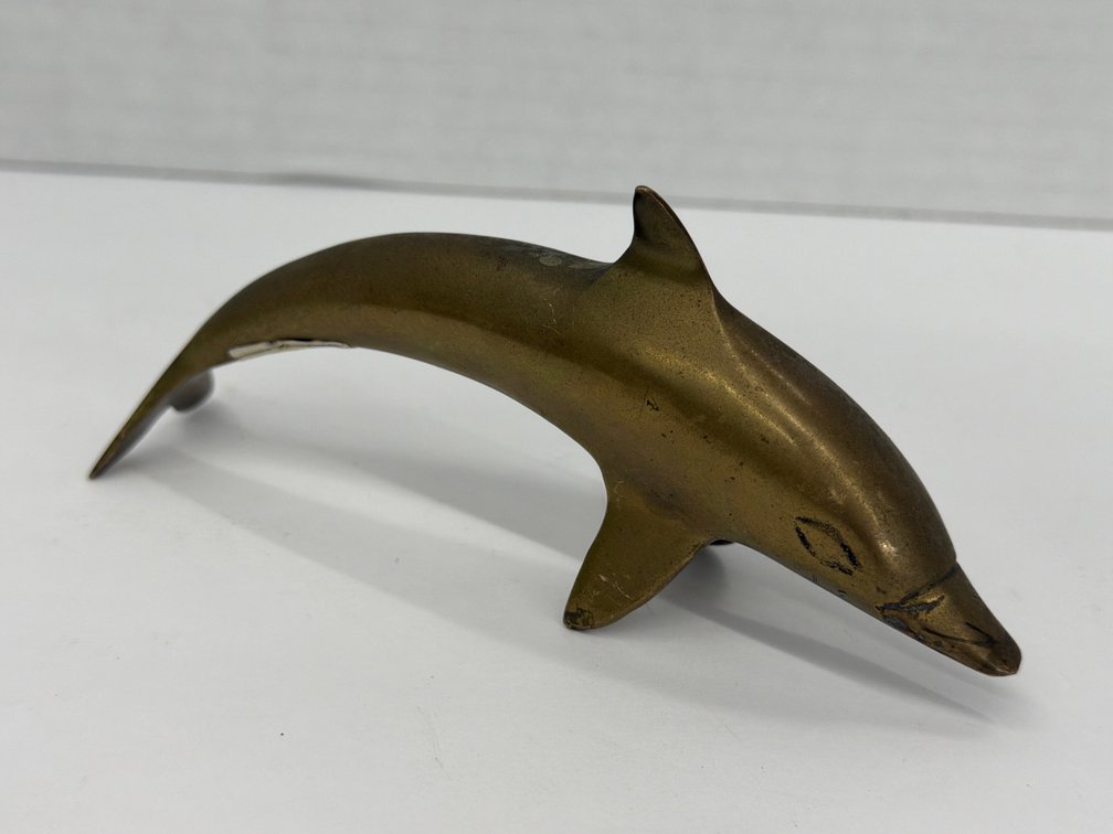 Brass Dolphin Figure