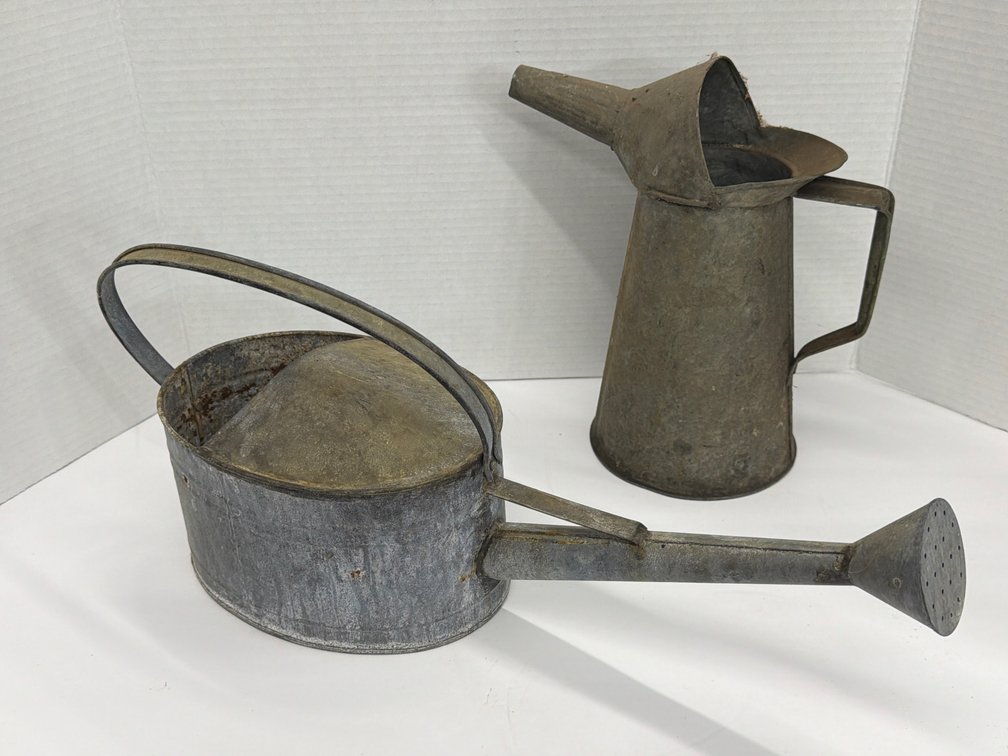 Galvanized Watering & Oil Can